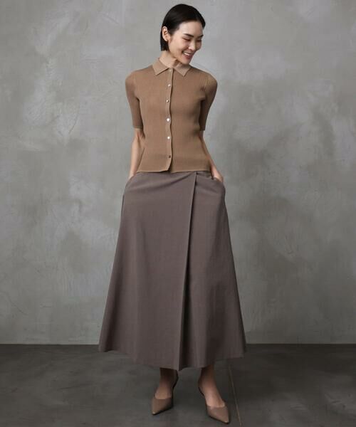 Maison de CINQ / メゾン ドゥ サンク ロング・マキシ丈スカート | [ 小さいサイズ]ベルト付きAラインスカート | 詳細21