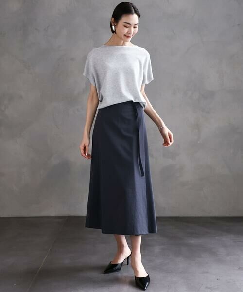 Maison de CINQ / メゾン ドゥ サンク ロング・マキシ丈スカート | [ 小さいサイズ]ベルト付きAラインスカート | 詳細28