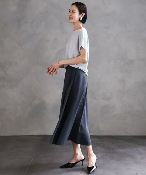 Maison de CINQ / メゾン ドゥ サンク ロング・マキシ丈スカート | [ 小さいサイズ]ベルト付きAラインスカート | 詳細29