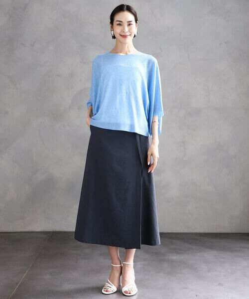 Maison de CINQ / メゾン ドゥ サンク ロング・マキシ丈スカート | [ 小さいサイズ]ベルト付きAラインスカート | 詳細30