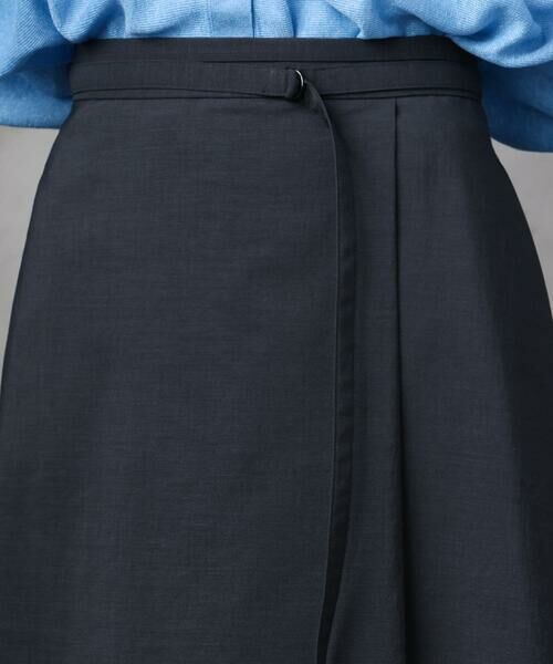 Maison de CINQ / メゾン ドゥ サンク ロング・マキシ丈スカート | [ 小さいサイズ]ベルト付きAラインスカート | 詳細7