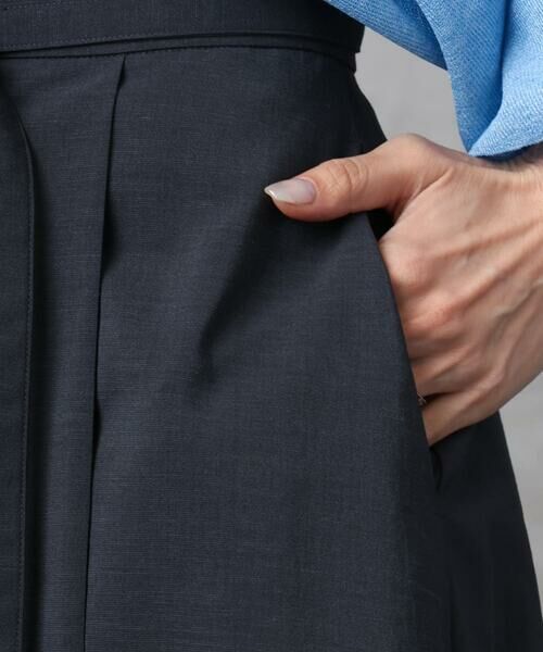 Maison de CINQ / メゾン ドゥ サンク ロング・マキシ丈スカート | [ 小さいサイズ]ベルト付きAラインスカート | 詳細8