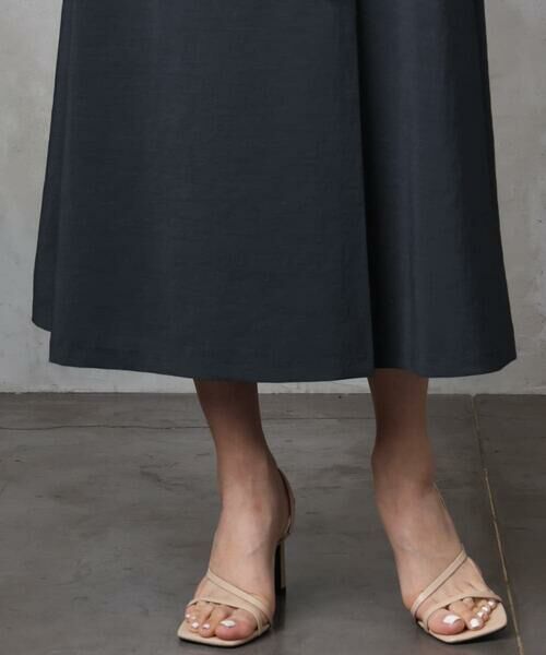 Maison de CINQ / メゾン ドゥ サンク ロング・マキシ丈スカート | [ 小さいサイズ]ベルト付きAラインスカート | 詳細9
