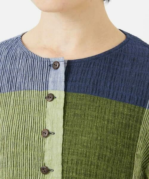 Maison de CINQ / メゾン ドゥ サンク シャツ・ブラウス | [日本製]コットンレーヨンランダムチェックブラウス | 詳細10