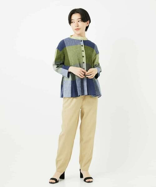 Maison de CINQ / メゾン ドゥ サンク シャツ・ブラウス | [日本製]コットンレーヨンランダムチェックブラウス | 詳細19