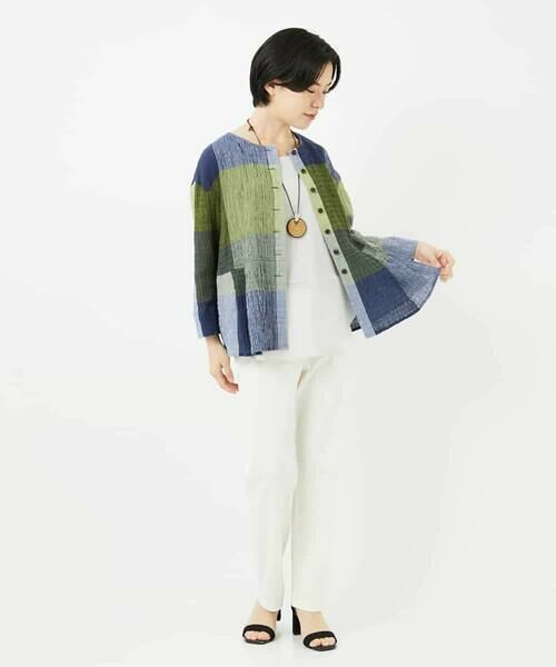 Maison de CINQ / メゾン ドゥ サンク シャツ・ブラウス | [日本製]コットンレーヨンランダムチェックブラウス | 詳細21