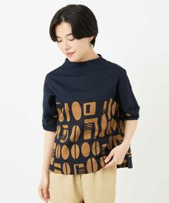 Maison de CINQ / メゾン ドゥ サンク シャツ・ブラウス | コーヒービーンズプリントブラウス