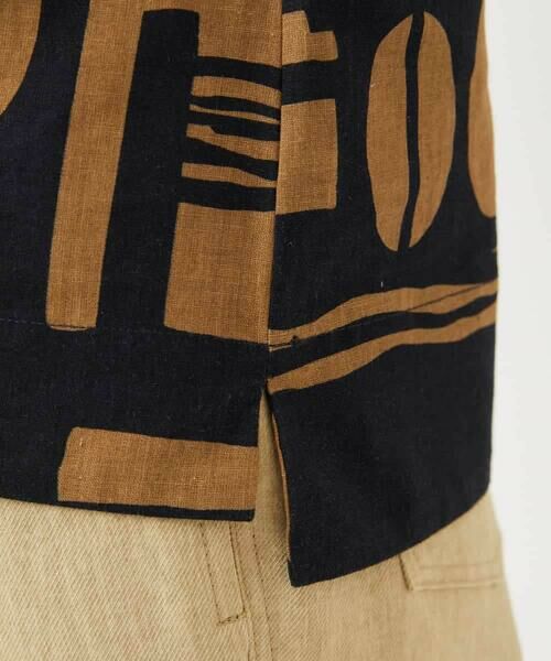 Maison de CINQ / メゾン ドゥ サンク シャツ・ブラウス | コーヒービーンズプリントブラウス | 詳細13