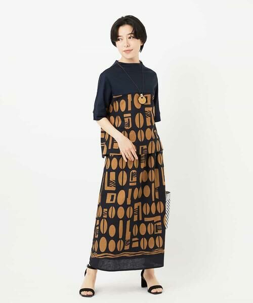 Maison de CINQ / メゾン ドゥ サンク シャツ・ブラウス | コーヒービーンズプリントブラウス | 詳細16