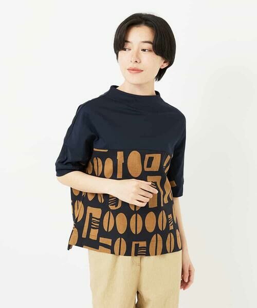 Maison de CINQ / メゾン ドゥ サンク シャツ・ブラウス | コーヒービーンズプリントブラウス | 詳細2