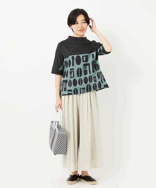 Maison de CINQ / メゾン ドゥ サンク シャツ・ブラウス | コーヒービーンズプリントブラウス | 詳細25