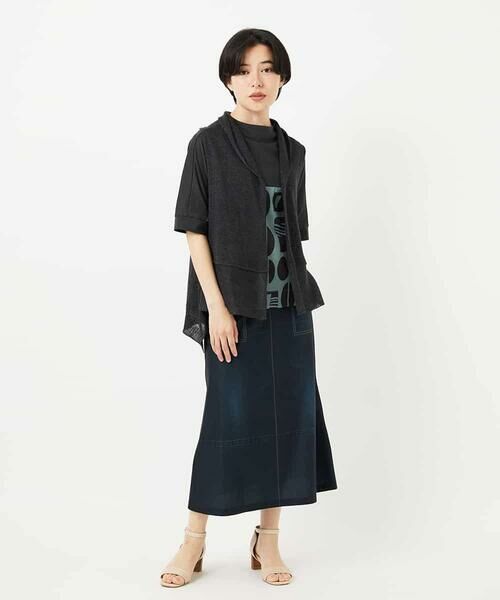 Maison de CINQ / メゾン ドゥ サンク シャツ・ブラウス | コーヒービーンズプリントブラウス | 詳細26