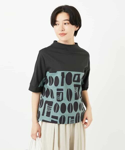 Maison de CINQ / メゾン ドゥ サンク シャツ・ブラウス | コーヒービーンズプリントブラウス | 詳細5