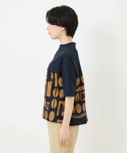 Maison de CINQ / メゾン ドゥ サンク シャツ・ブラウス | コーヒービーンズプリントブラウス | 詳細8