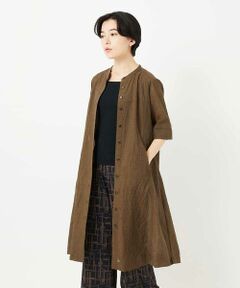 Maison de CINQ / メゾン ドゥ サンク ロング・マキシ丈ワンピース | 先染めボイルワッシャーワンピース