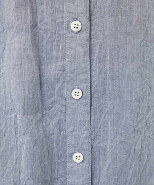 Maison de CINQ / メゾン ドゥ サンク ロング・マキシ丈ワンピース | 先染めボイルワッシャーワンピース | 詳細13