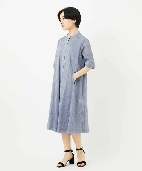 Maison de CINQ / メゾン ドゥ サンク ロング・マキシ丈ワンピース | 先染めボイルワッシャーワンピース | 詳細21