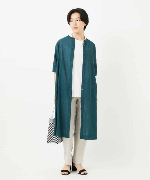 Maison de CINQ / メゾン ドゥ サンク ロング・マキシ丈ワンピース | 先染めボイルワッシャーワンピース | 詳細25