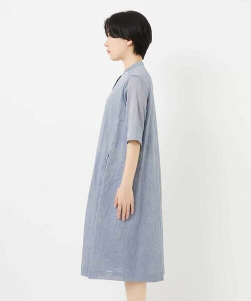 Maison de CINQ / メゾン ドゥ サンク ロング・マキシ丈ワンピース | 先染めボイルワッシャーワンピース | 詳細7