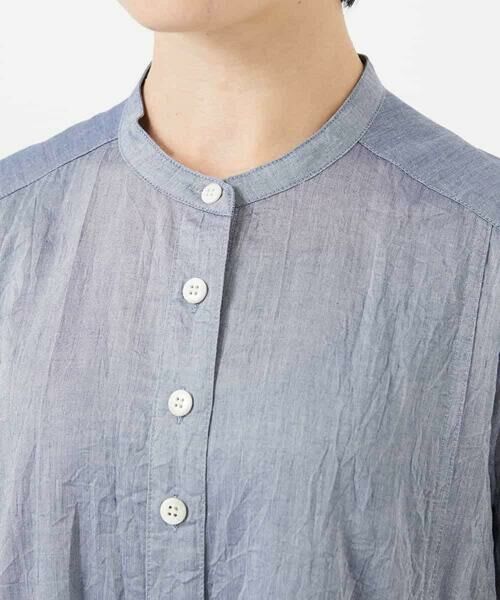 Maison de CINQ / メゾン ドゥ サンク ロング・マキシ丈ワンピース | 先染めボイルワッシャーワンピース | 詳細9