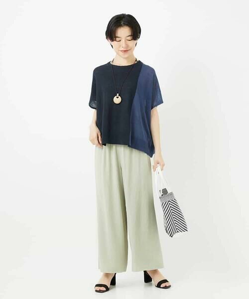 Maison de CINQ / メゾン ドゥ サンク ニット・セーター | バイカラーニットプルオーバー | 詳細14