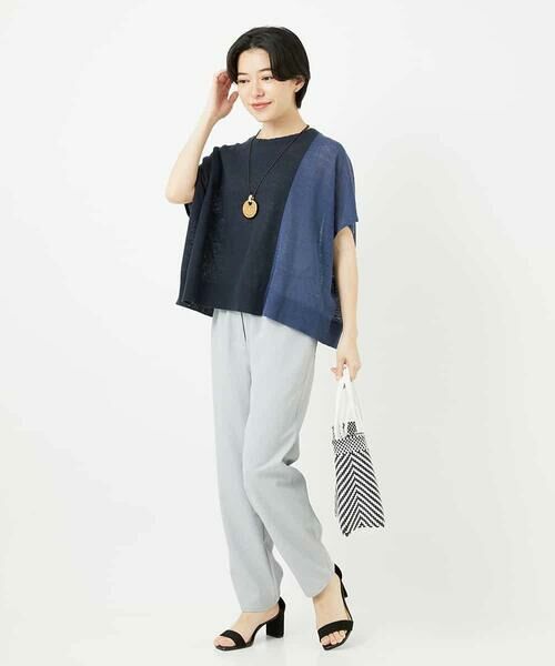 Maison de CINQ / メゾン ドゥ サンク ニット・セーター | バイカラーニットプルオーバー | 詳細16