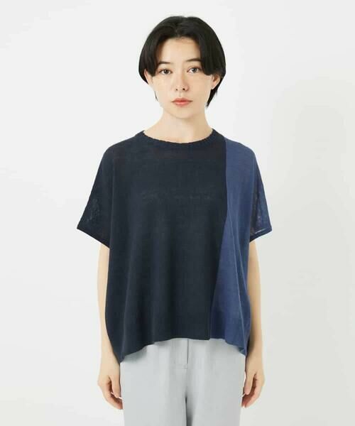 Maison de CINQ / メゾン ドゥ サンク ニット・セーター | バイカラーニットプルオーバー | 詳細4