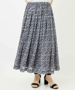 Maison de CINQ / メゾン ドゥ サンク ロング・マキシ丈スカート | ぼかしフラワーチュールスカート