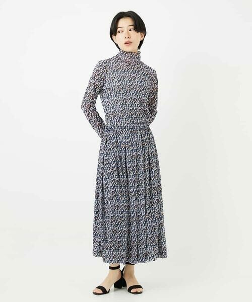 Maison de CINQ / メゾン ドゥ サンク ロング・マキシ丈スカート | ぼかしフラワーチュールスカート | 詳細17