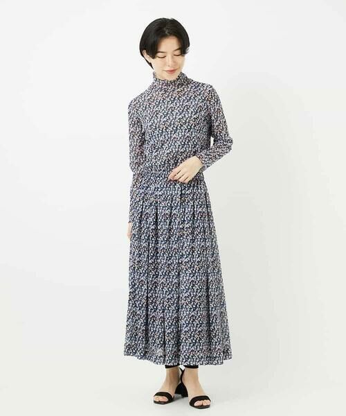 Maison de CINQ / メゾン ドゥ サンク ロング・マキシ丈スカート | ぼかしフラワーチュールスカート | 詳細19