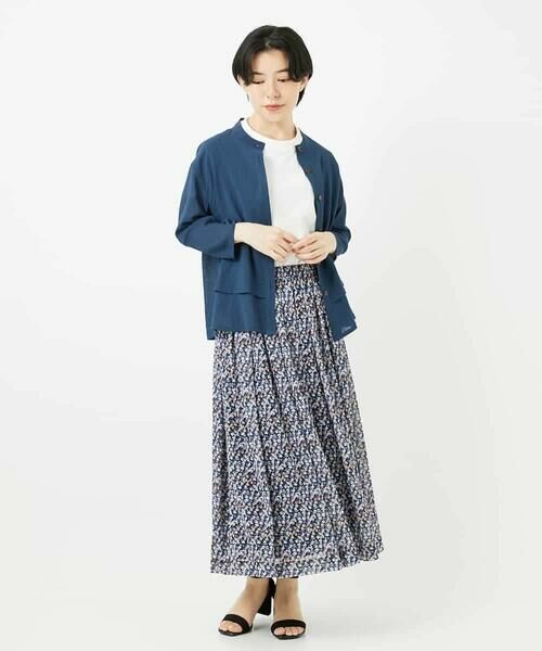 Maison de CINQ / メゾン ドゥ サンク ロング・マキシ丈スカート | ぼかしフラワーチュールスカート | 詳細25