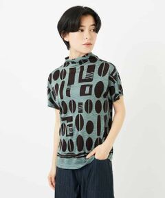 Maison de CINQ / メゾン ドゥ サンク カットソー | [日本製]コーヒービーンズプリントカットソー