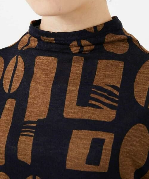 Maison de CINQ / メゾン ドゥ サンク カットソー | [日本製]コーヒービーンズプリントカットソー | 詳細10