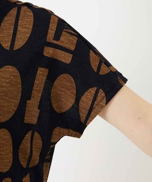 Maison de CINQ / メゾン ドゥ サンク カットソー | [日本製]コーヒービーンズプリントカットソー | 詳細11