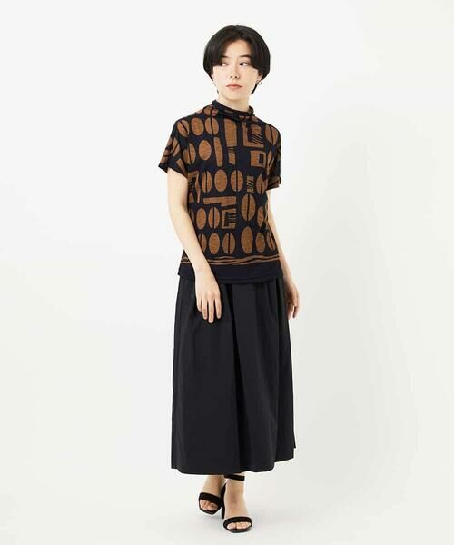 Maison de CINQ / メゾン ドゥ サンク カットソー | [日本製]コーヒービーンズプリントカットソー | 詳細17