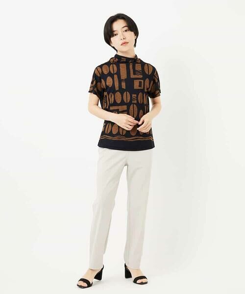 Maison de CINQ / メゾン ドゥ サンク カットソー | [日本製]コーヒービーンズプリントカットソー | 詳細21