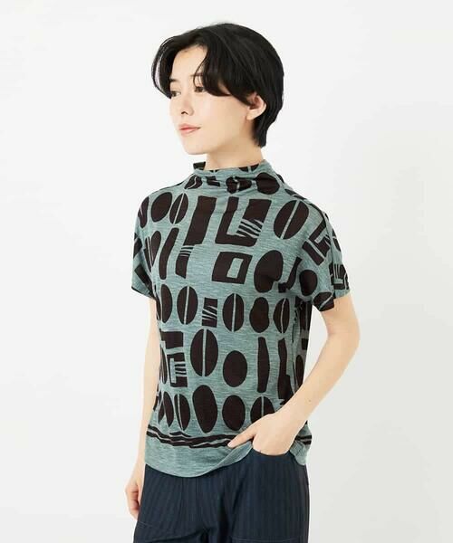 Maison de CINQ / メゾン ドゥ サンク カットソー | [日本製]コーヒービーンズプリントカットソー | 詳細6