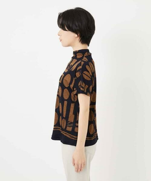 Maison de CINQ / メゾン ドゥ サンク カットソー | [日本製]コーヒービーンズプリントカットソー | 詳細8