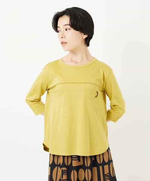 Maison de CINQ / メゾン ドゥ サンク カットソー | アンチスウェットステッチ刺繍カットソー | 詳細2