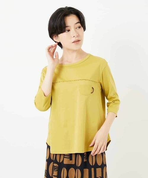 Maison de CINQ / メゾン ドゥ サンク カットソー | アンチスウェットステッチ刺繍カットソー | 詳細3