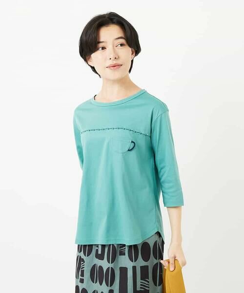 Maison de CINQ / メゾン ドゥ サンク カットソー | アンチスウェットステッチ刺繍カットソー | 詳細5