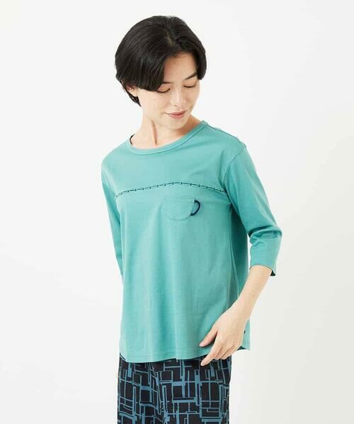 Maison de CINQ / メゾン ドゥ サンク カットソー | アンチスウェットステッチ刺繍カットソー | 詳細6