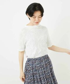 Maison de CINQ / メゾン ドゥ サンク カットソー | フラワージャガードジャージカットソー