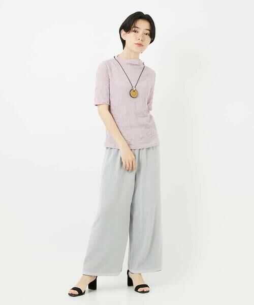 Maison de CINQ / メゾン ドゥ サンク カットソー | フラワージャガードジャージカットソー | 詳細18