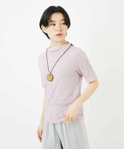 Maison de CINQ / メゾン ドゥ サンク カットソー | フラワージャガードジャージカットソー | 詳細2