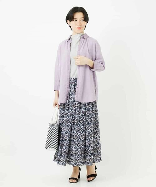 Maison de CINQ / メゾン ドゥ サンク カットソー | フラワージャガードジャージカットソー | 詳細26