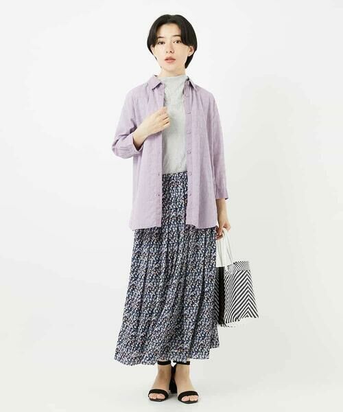 Maison de CINQ / メゾン ドゥ サンク カットソー | フラワージャガードジャージカットソー | 詳細28