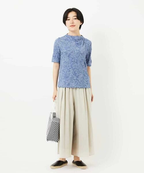 Maison de CINQ / メゾン ドゥ サンク カットソー | フラワージャガードジャージカットソー | 詳細29