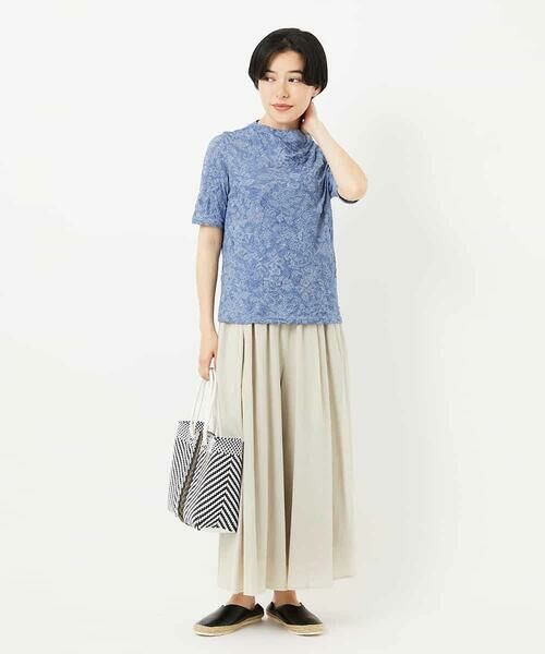 Maison de CINQ / メゾン ドゥ サンク カットソー | フラワージャガードジャージカットソー | 詳細30