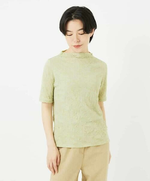 Maison de CINQ / メゾン ドゥ サンク カットソー | フラワージャガードジャージカットソー | 詳細4